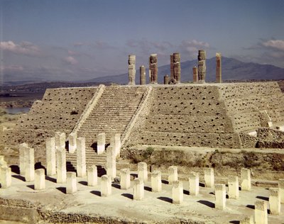 View of Pyramid B, Pre-Columbian by Toltec